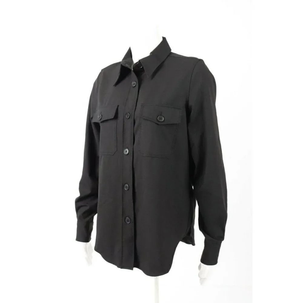 Zara Womens Blouse Collared Shirt Button Front S - Picture 2 of 6